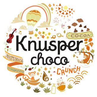 Knusper Organic Muesli Sweet Chocolate Granola Healthy Modern Packaging Design