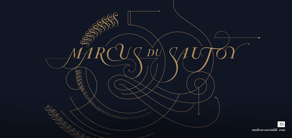 50th Birthday Greeting Design for Prof. Marcus du Sautoy of Oxford University